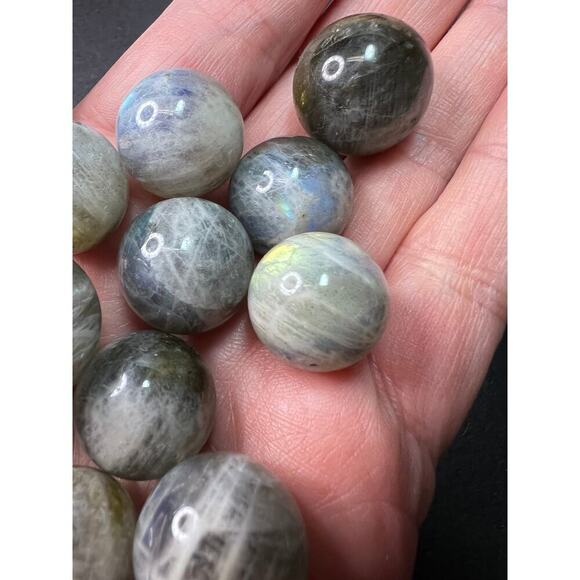 Labradorite marbles - Picture 2 of 11